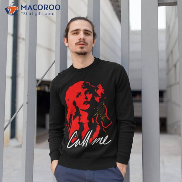 Blondie 80s Retro Style Call Me Shirt