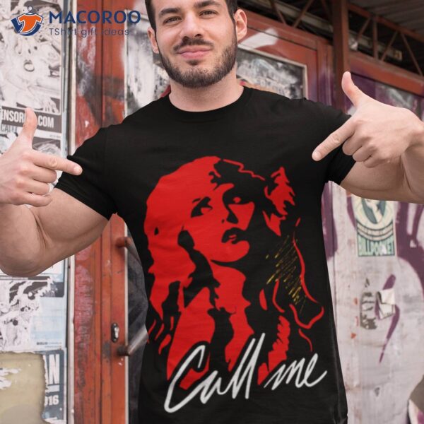 Blondie 80s Retro Style Call Me Shirt