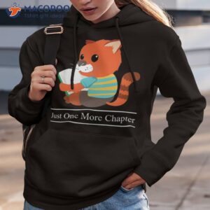 book lover just one more chapter cat owner funny shirt hoodie 3