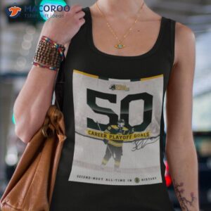 boston bruins 2023 playoffs career playoff goals second most all time in history signatures shirt tank top 4