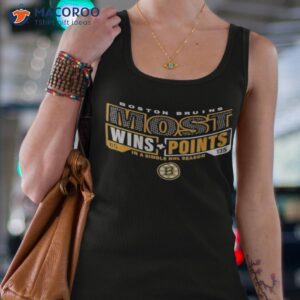 boston bruins most ever nhl wins and points shirt tank top 4