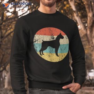 boxer shirt vintage retro dog sweatshirt