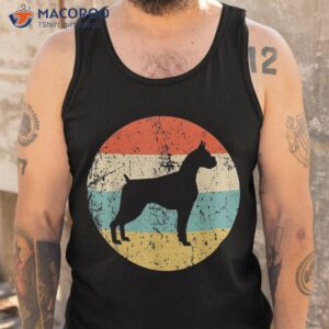 boxer shirt vintage retro dog tank top