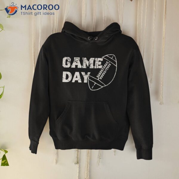 Boys Kids Game Day American Football Lovers Father&acirc;€™s Shirt