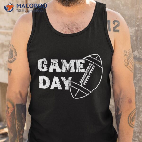 Boys Kids Game Day American Football Lovers Father&acirc;€™s Shirt