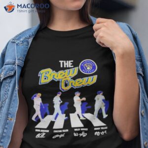Brian Anderson Christian Yelich Willy Dames And Rowdy Tellez The Brew Grew Abbey Road Signature Shirt