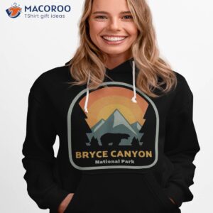 bryce canyon national park retro sunset vintage shirt hoodie 1