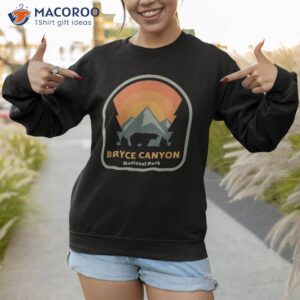 bryce canyon national park retro sunset vintage shirt sweatshirt 1