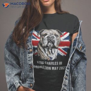 bulldog union jack king charles coronation shirt tshirt 2