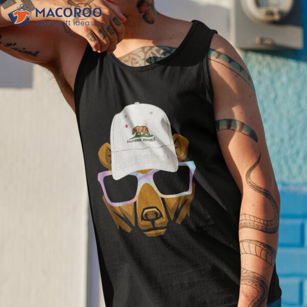 California Bear With Hat And Sunglasses Shirt