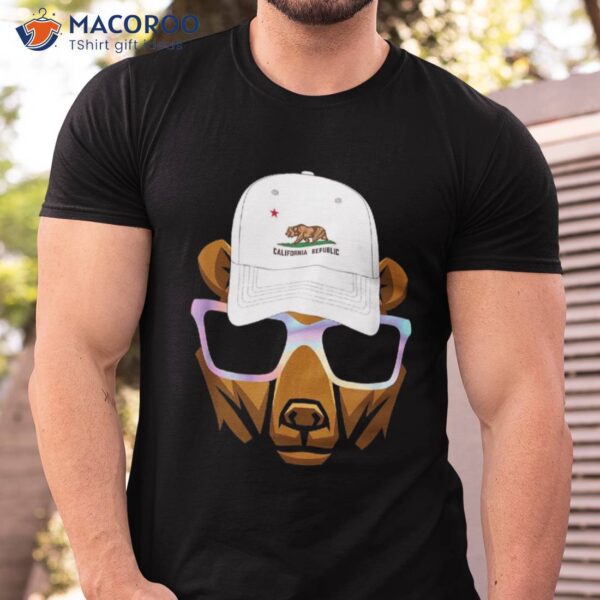 California Bear With Hat And Sunglasses Shirt