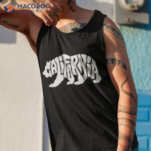 california republic bear shirt tank top 1