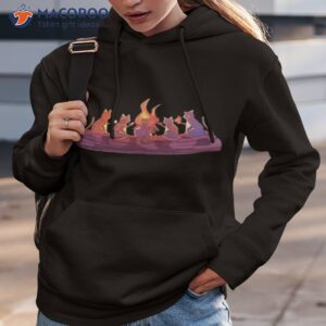 campfire cats shirt hoodie 3