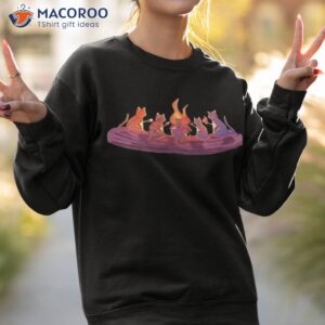 campfire cats shirt sweatshirt 2