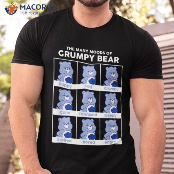 Care Bears The Many Moods Of Grumpy Bear Shirt