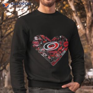 carolina hurricanes sport team heart shirt sweatshirt