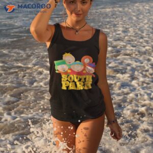 cartman kenny kyle and stan mens south park logo shirt tank top 3