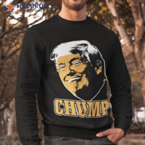 cartoon funny design donald chump shirt sweatshirt