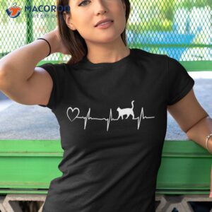 cat heartbeat heart puppy cats hearts baby owner shirt tshirt 1