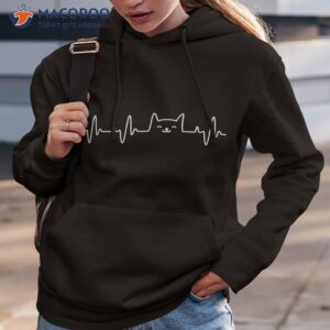 Cat Heartbeat Shirt Love Cats ‘s Girls Lover Tshirt