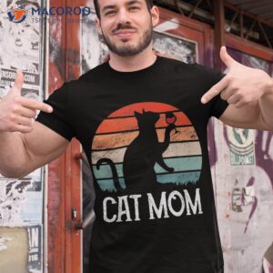 Cat Shirt, Gray Tshirt, Torn Cloth Kitten Shirt