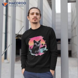 cat shirt retro style shirt sweatshirt 1