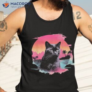 cat shirt retro style shirt tank top 3