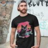 Cat Shirt. Retro Style Shirt