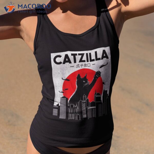 Catzilla Funny Cat Shirt, Lover Shirt