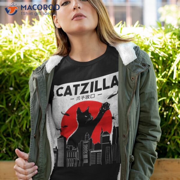 Catzilla Funny Cat Shirt, Lover Shirt