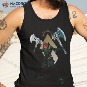 character twin striker blue protocol shirt tank top 3