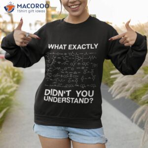 chemistry chemist organic equations shirt sweatshirt