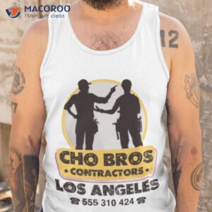 cho bros contractors netflix beef shirt tank top