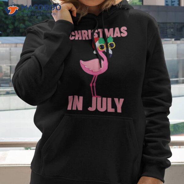 Christmas In July Shirts For Pink Flamingo Shirt