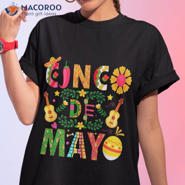 Cinco De Mayo Mexican Fiesta 5 Girls Shirt