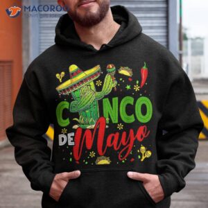 cinco de mayo mexican fiesta dabbing cactus 5 shirt hoodie