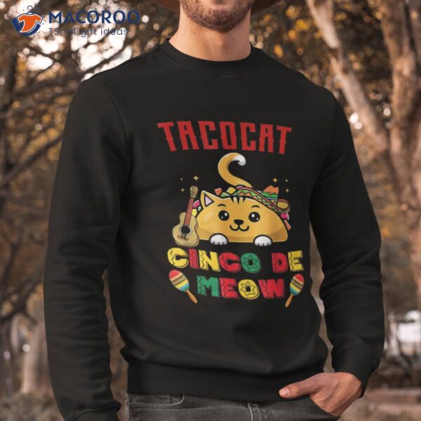 Cinco De Meow Taco Cat, Mexican Mayo Cat Lovers Shirt