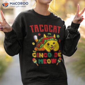 cinco de meow taco cat mexican mayo cat lovers shirt sweatshirt 2