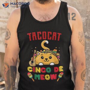 cinco de meow taco cat mexican mayo cat lovers shirt tank top 1