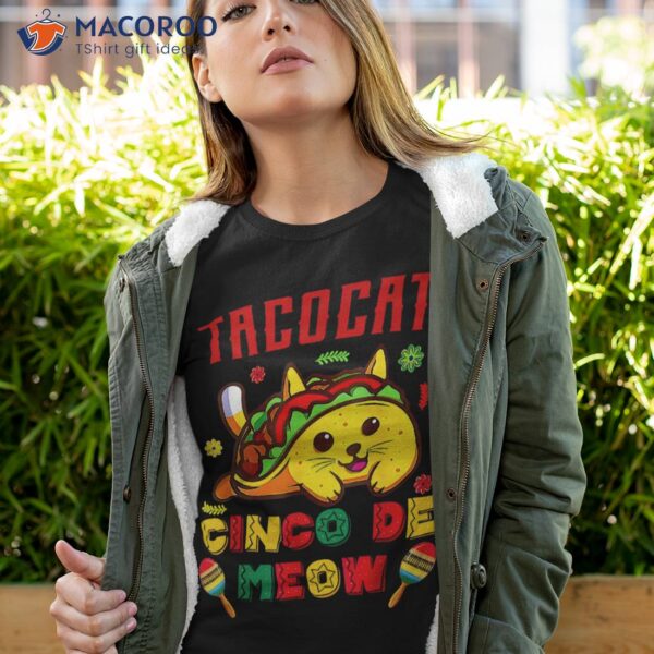 Cinco De Meow Taco Cat, Mexican Mayo Cat Lovers Shirt