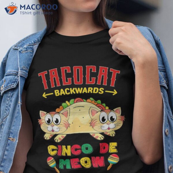 Cinco De Meow Taco Cat, Mexican Mayo Cat Lovers Shirt