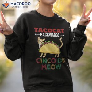 cinco de meow taco cat mexican mayo lovers shirt sweatshirt 2