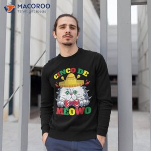 cinco de meowo mexican mayo cat lovers shirt sweatshirt 1