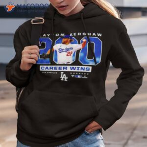 clayton kershaw 200 career wins los angeles dodgers shirt hoodie 3