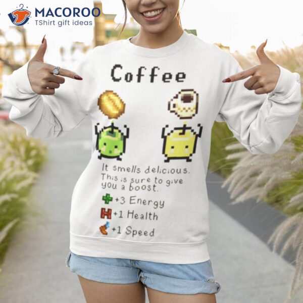 Coffee Junimos Game Design Stardew Valley Shirt