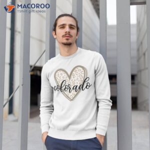 colorado tee leopard print heart graphic shirt sweatshirt 1