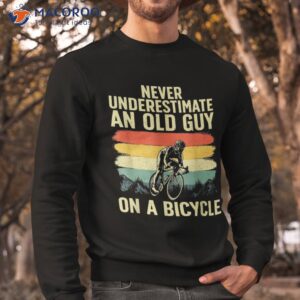 cool cycling art for grandpa bicycle riding cycle racing shirt sweatshirt