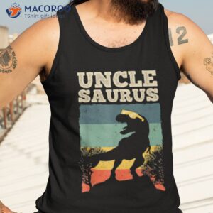 cool uncle design for uncle men family great uncle dinosaur shirt tank top 3