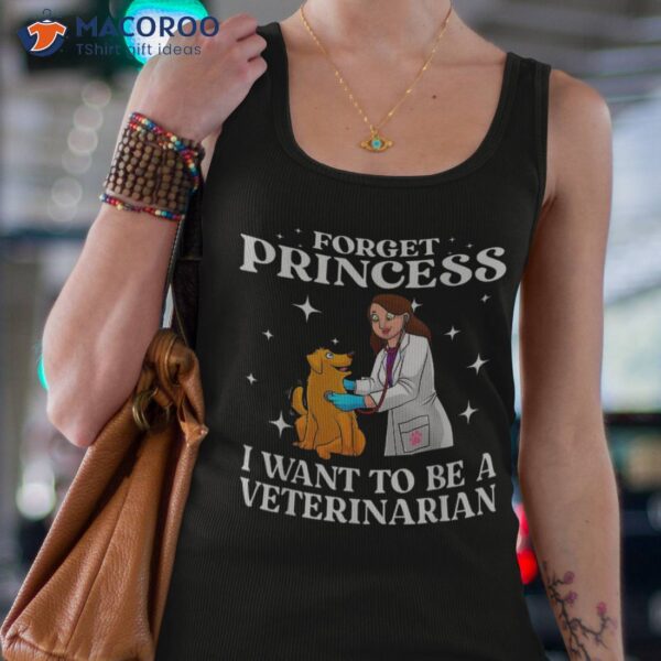 Cool Veterinarian Art For Girls Kids Vet Tech Student Shirt