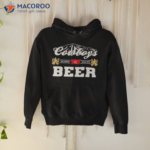 Cowboy And Beer The Legend Since 1873 Shirt